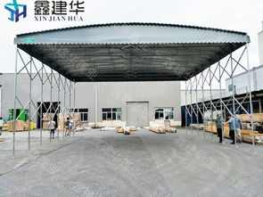 湖州戶外單邊流水移動雨棚相關產品 吳興工廠倉庫電動雨篷用途價格 廠家 圖片